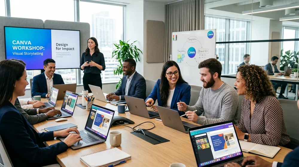 Fonctionnalités avancées Canva Pro en formation à Ernolsheim-Bruche